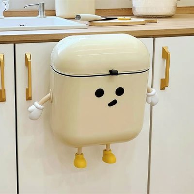 poubelle en plastique compacte déchets cuisine AeroClean
