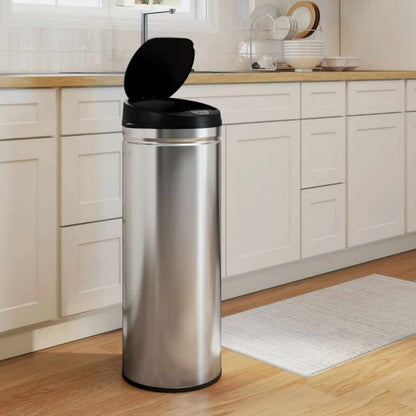 poubelle inox 50 L mains libres antirouille facile entretien InoxiSense