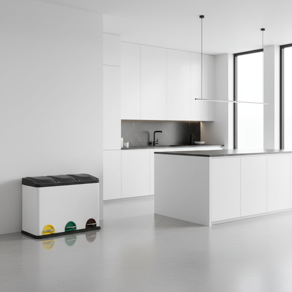 poubelle pour tri selectif cuisine gain place robuste TriHarmony