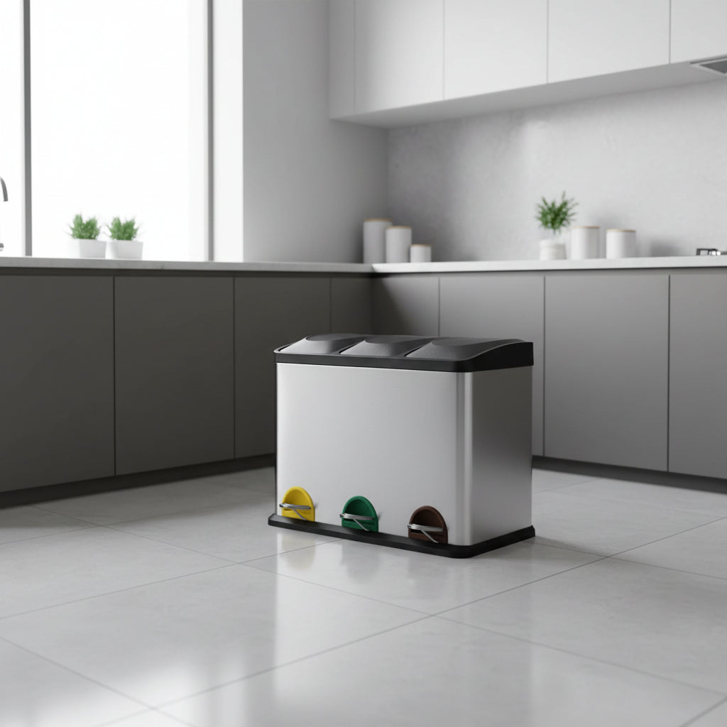 poubelle pour tri selectif cuisine seaux amovibles facile TriHarmony