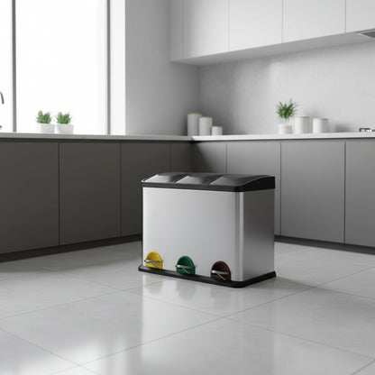 poubelle pour tri selectif cuisine seaux amovibles facile TriHarmony