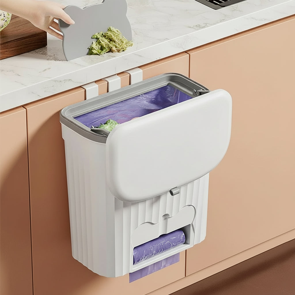 Poubelle sous evier cuisine stockage sacs poubelle pratique CuisineNette