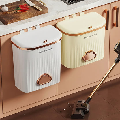 Poubelle sous evier cuisine triple installation suspendue adhésive CuisineNette