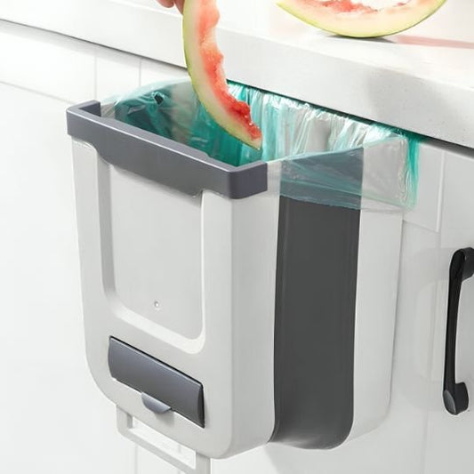 poubelle sous evier pliable suspendue porte placard cuisine SnapBin