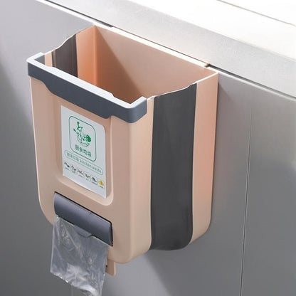 poubelle sous evier pliable suspendue suamon porte placard cuisine SnapBin