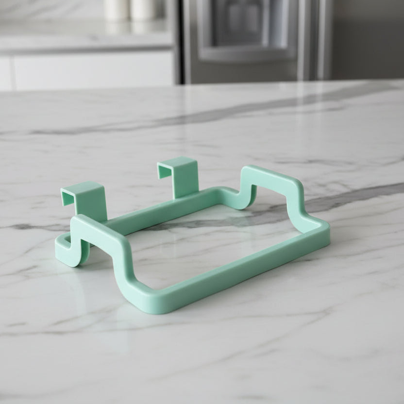 poubelle sous evier vert sans perçage fixation porte PraticoColor