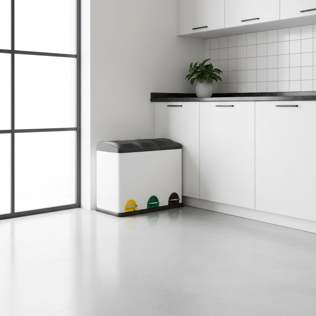 poubelle tri selectif cuisine recyclage organise gain temps TriHarmonyPlus