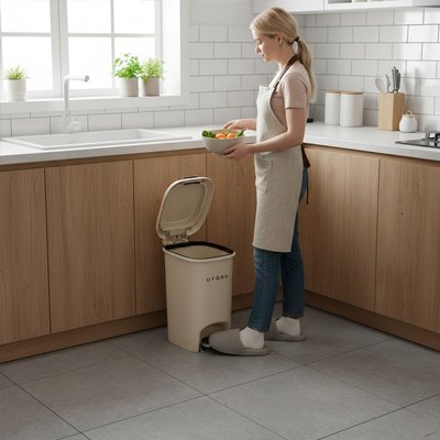 poubelles vintage fermeture douce silencieuse Pedalys