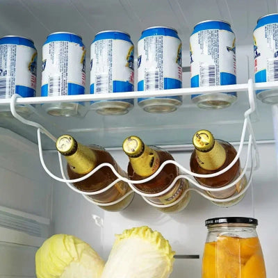 Range bouteille frigo métal anti-glisse pratique durable fonctionnel