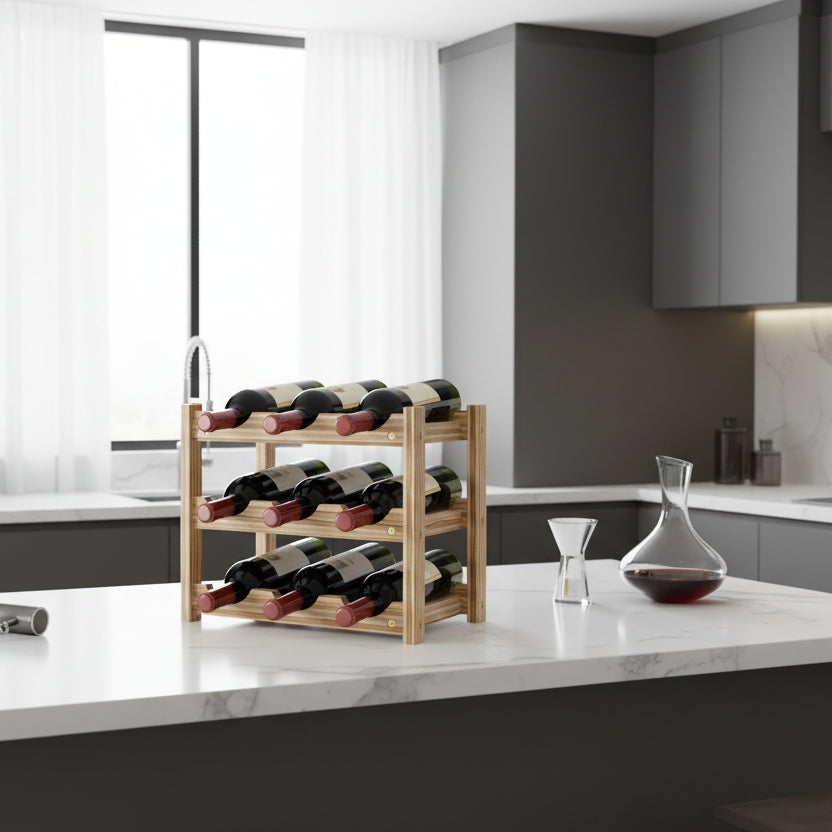 Range bouteille meuble design 12 bouteilles VineaGrille