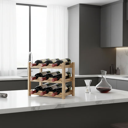 Range bouteille meuble design 12 bouteilles VineaGrille
