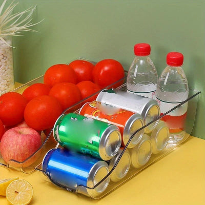 range bouteille transparent polyvalent rangement canettes bouteilles légumes fruits