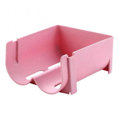 Range bouteilles empilable frigo cuisine rose pastel