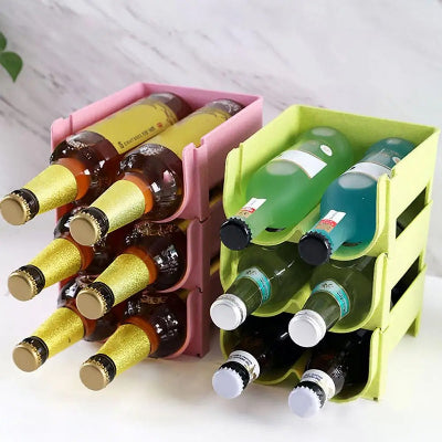 Range bouteilles empilable pour boissons variées