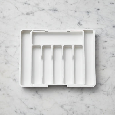 range couvert extensible 8 compartiments blanc ModulCouverts