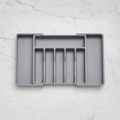 range couvert extensible 8 compartiments gris ModulCouverts