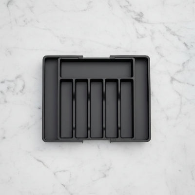 range couvert extensible 8 compartiments noir ModulCouverts