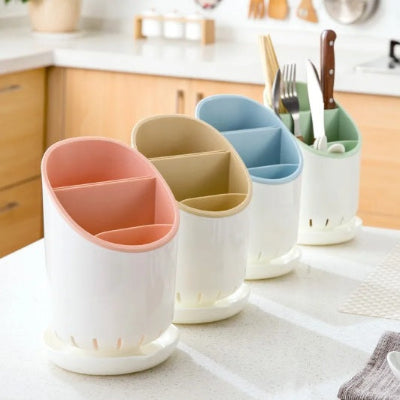 range couvert rose beige bleu vert égouttoir intégré pratique Orga360Viva
