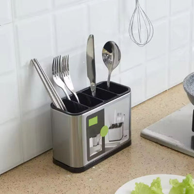 range couvert vertical elegant inox pratique plan de travail Couverto