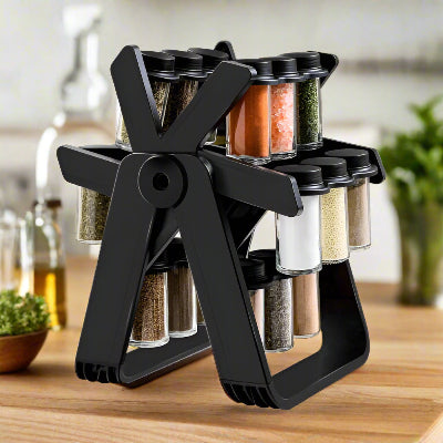 range epice verre et plastique noir design compact rotatif Épicéleste™