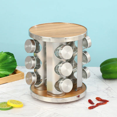 range épices compact pour cuisine Tourbillon Gourmet modèle rond