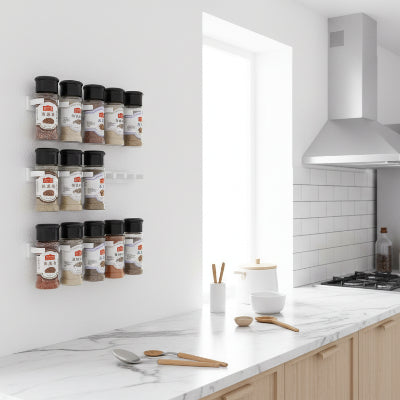 range epices mural économiseur espace pour cuisine dégagée organisée smartrack