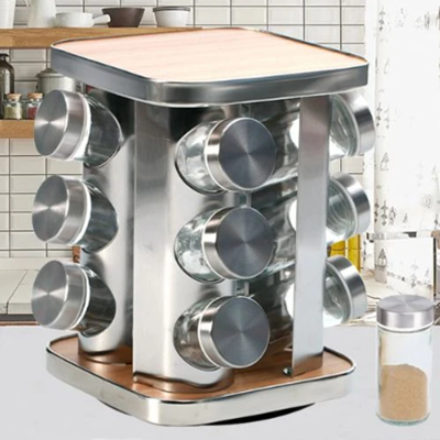 range épices pots verre sans plomb Tourbillon Gourmet