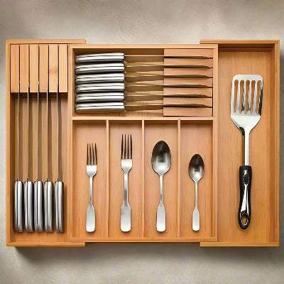 rangement-à-couverts-polyvalent-pratique-bambou-étendu-BambouElegance