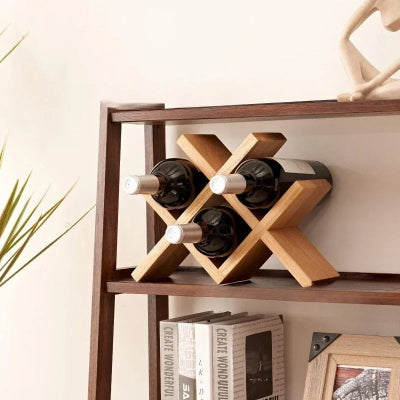 Rangement bouteille de vin pour étagère buffet pour 4 bouteilles