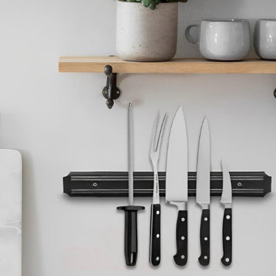 rangement couteaux mural avec étagère gain de place MagnetikBlade