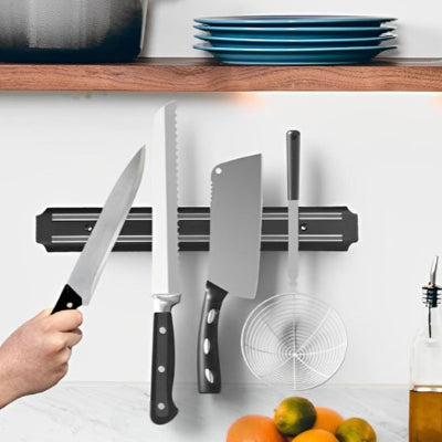 rangement couteaux mural magnétique compact pratique MagnetikBlade