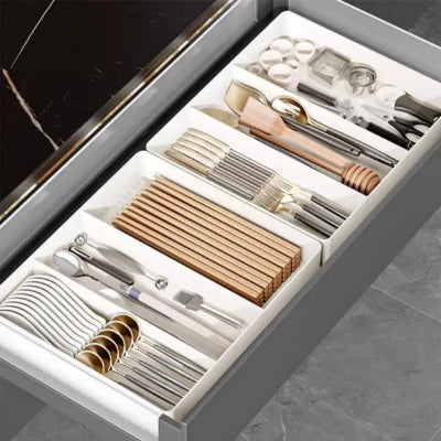 rangement couvert modulable en fonction de vos tiroirs blanc CouvertsPro