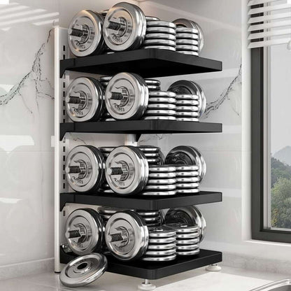 rangement cuisine etagere compact fonctionnel durable KitchenMax Black