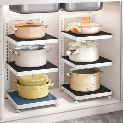 rangement cuisine etagere optimisation espace vertical KitchenMax Black