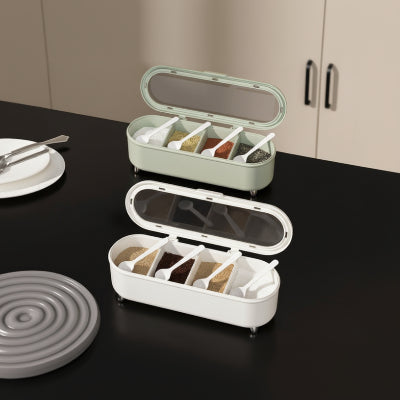 rangement des epices avec couvercle anti poussiere AromaBox