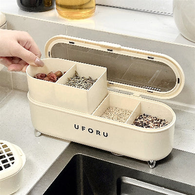 rangement des epices pour cuisine compartiments amovibles AromaBox