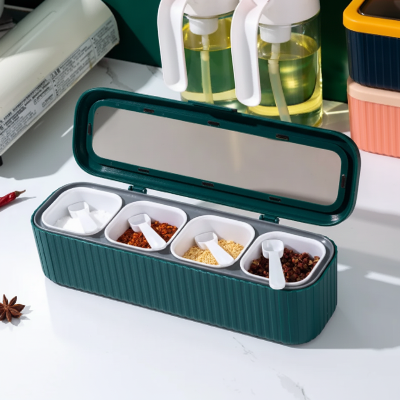 rangement epice 4 compartiments facile QuadraSaveur vert