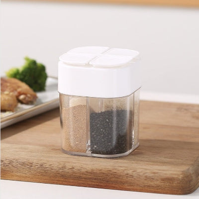 rangement epices 4 en 1 pratique FourMix couleur blanche