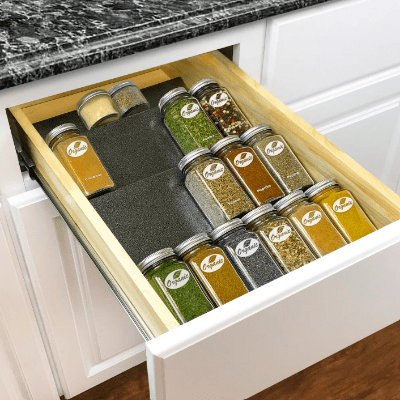 rangement epices tiroirs pleins s adapte a tous tiroirs epiceclair