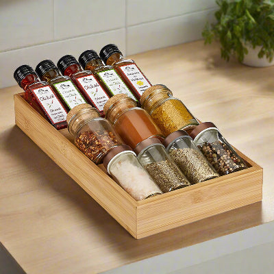 rangement epices tiroirs pour epices herbes condiments BambouEpices