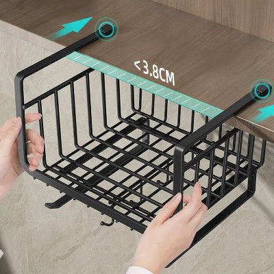 rangement etagere cuisine suspendu facile a poser inferieur 3.8 cm