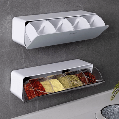 rangement pour épices seasoningbox noir et gris