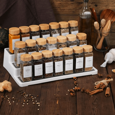 rangement pour epices sur presentoir elegant pratique kit prestige