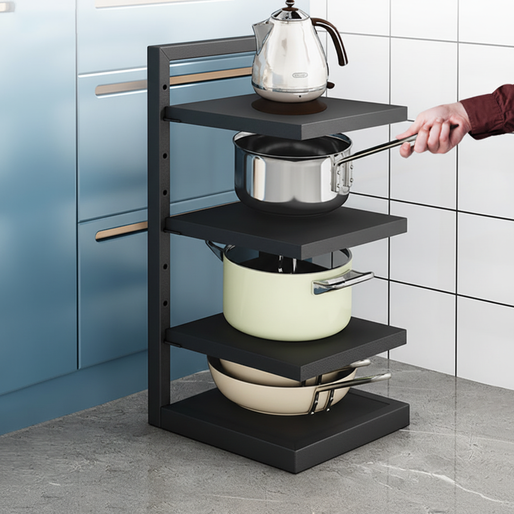 Rangement sous évier casseroles séparées accès immédiat ChefStack Elite