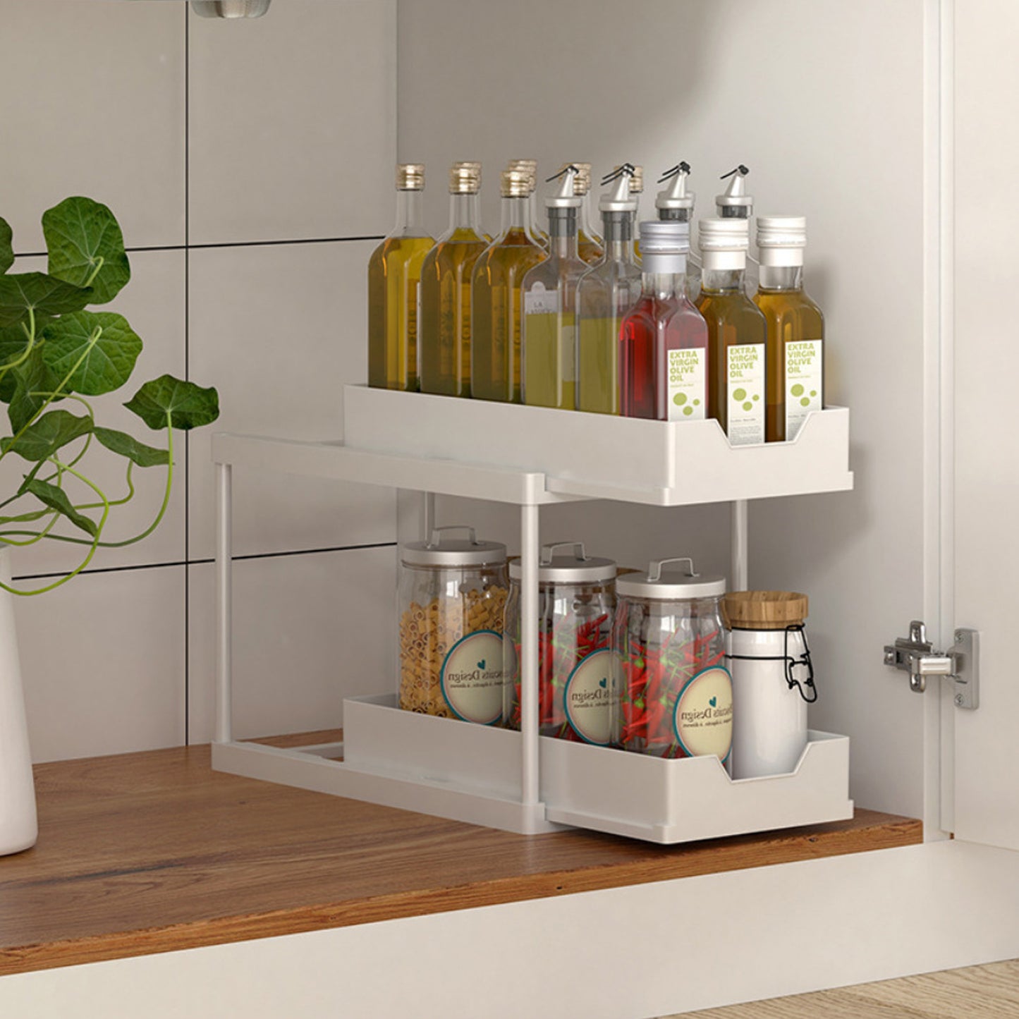 Rangement sous evier conserves condiments garde-manger Orgalis