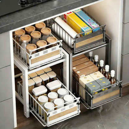 rangement sous evier cuisine organisée zéro bazar Armonia