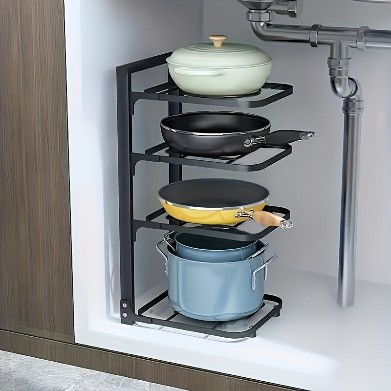rangement sous evier rack cuisine casseroles réglable PanOrder