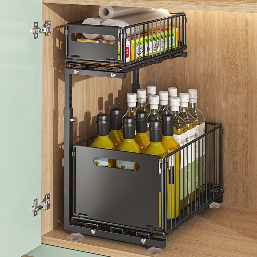 rangement sous évier vue de face solution complète ModuStore