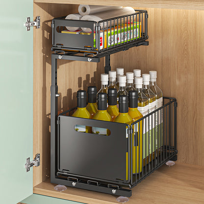 rangement sous évier vue de face solution complète ModuStore