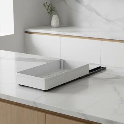 rangement tiroir epices taille moyenne coulissant blanc FlexiDraw